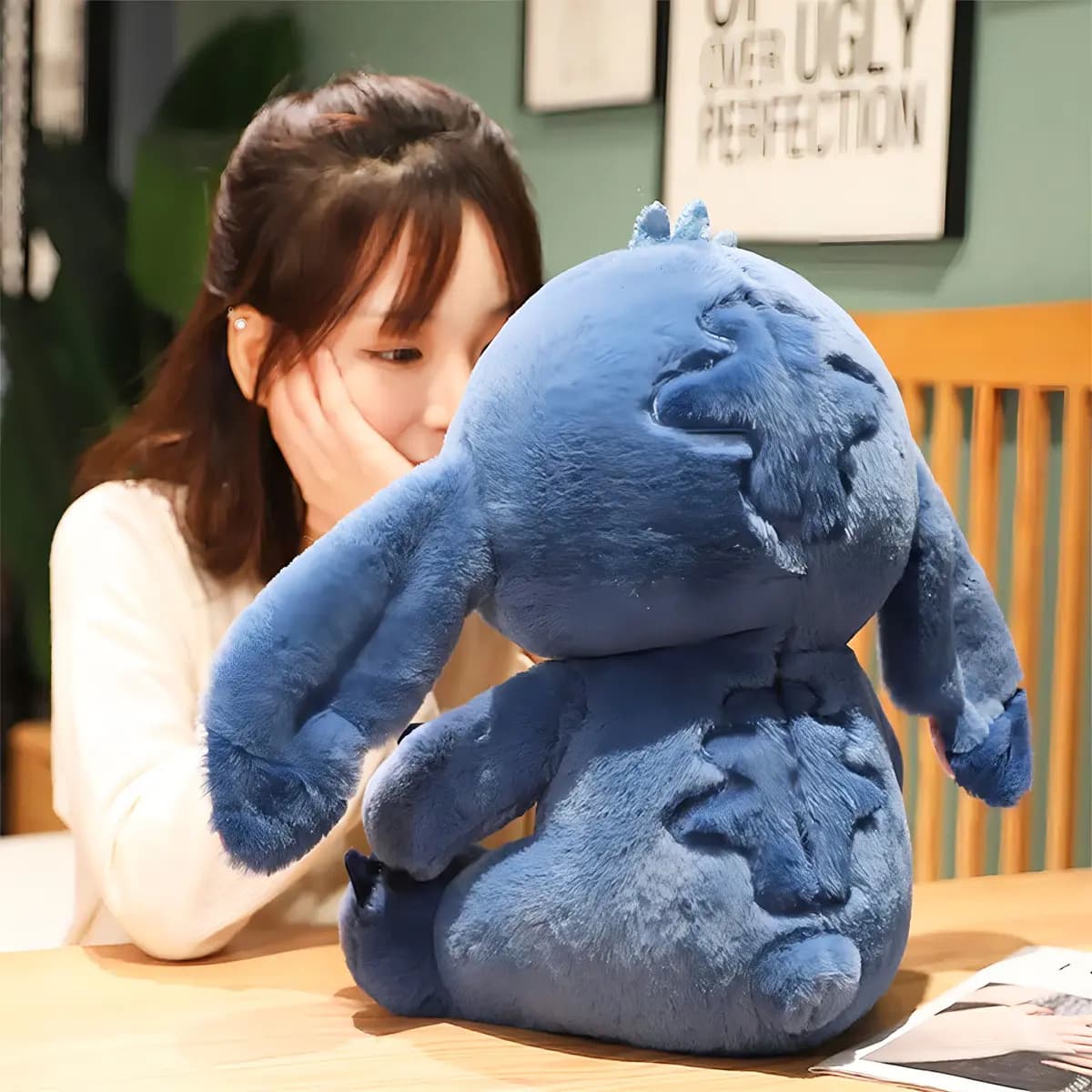 Stitch Urso Pelúcia Lilo E Stitch 35cm Antialérgico -marca registrada- Brinquedo Criativo — imagem 4