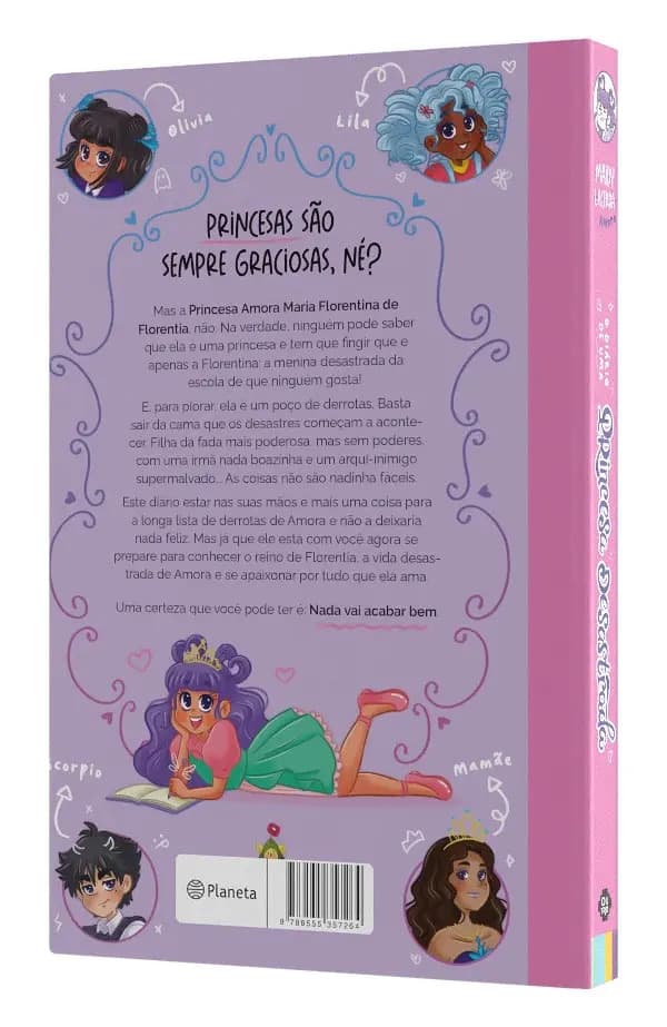 Libro O diário de uma princesa desastrada, Um Romance, de Lacerda, Maidy. Editorial Outro Planeta., tapa mole, en português (2022) — imagem 2