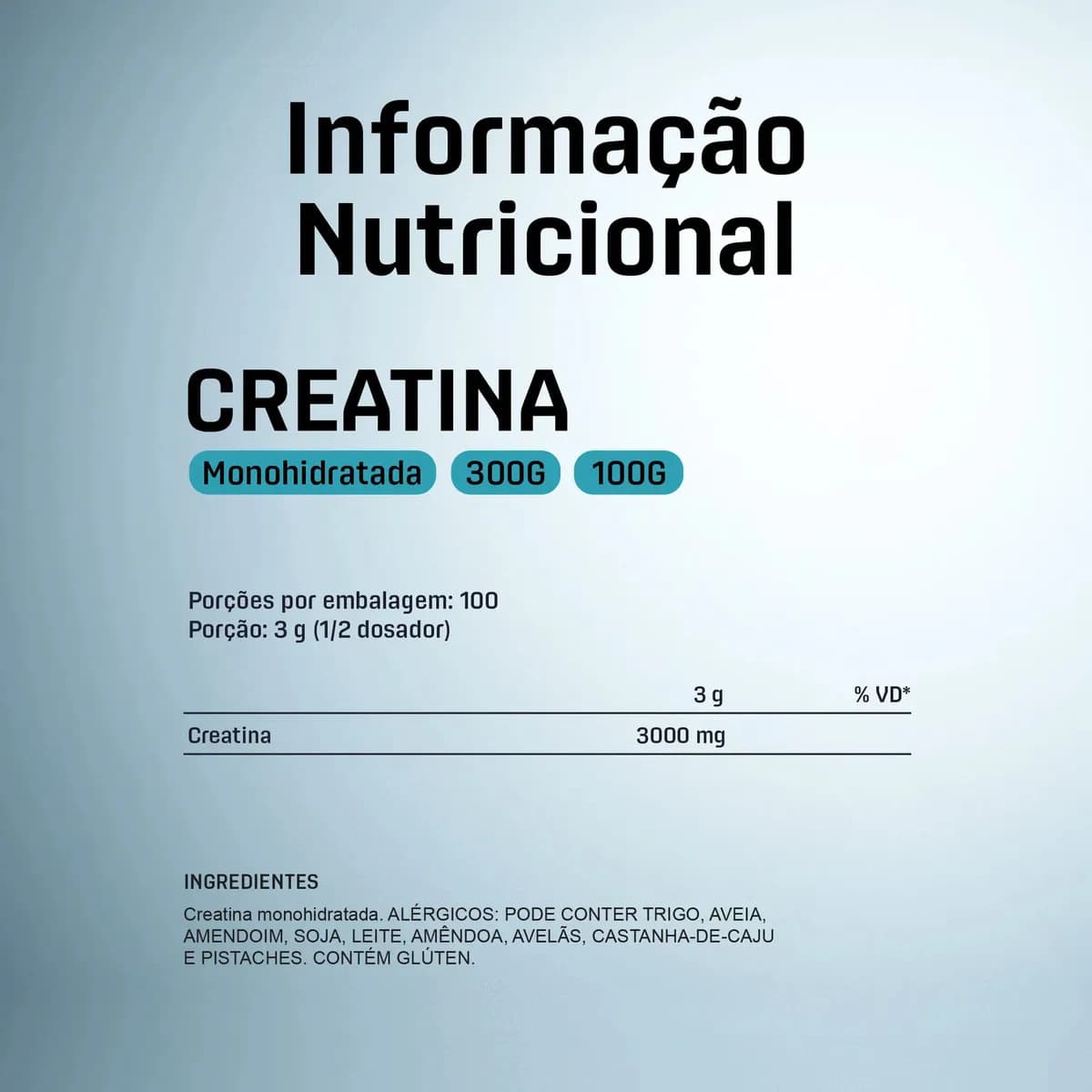 Creatina Dux Nutrition em pó Sem sabor x 300g — imagem 5