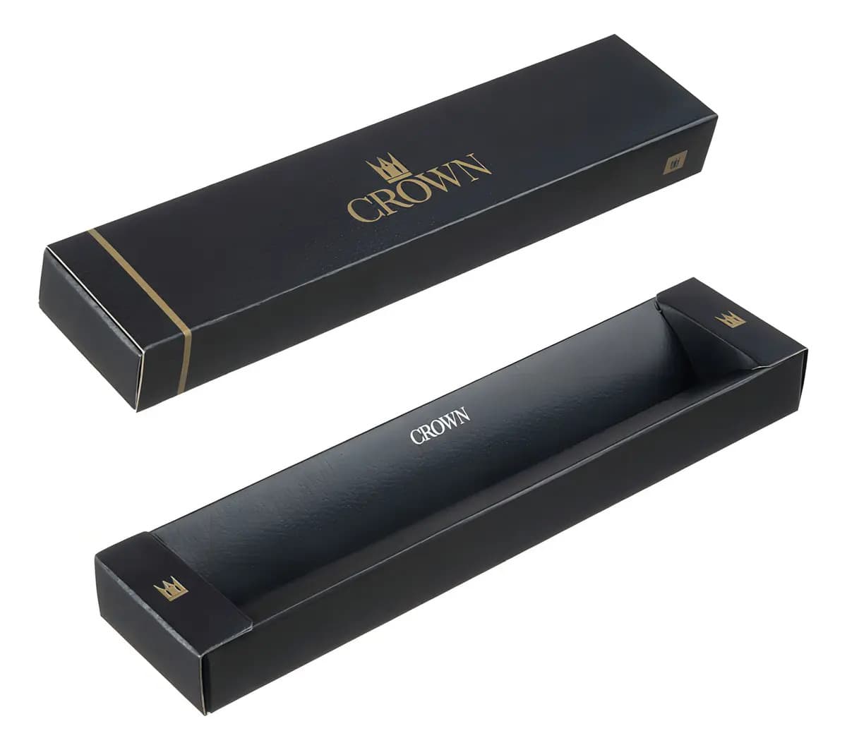 Caneta Crown Esferográfica Diamond Dourada Di11004o Cor da tinta Azul Cor do exterior Dourado — imagem 5