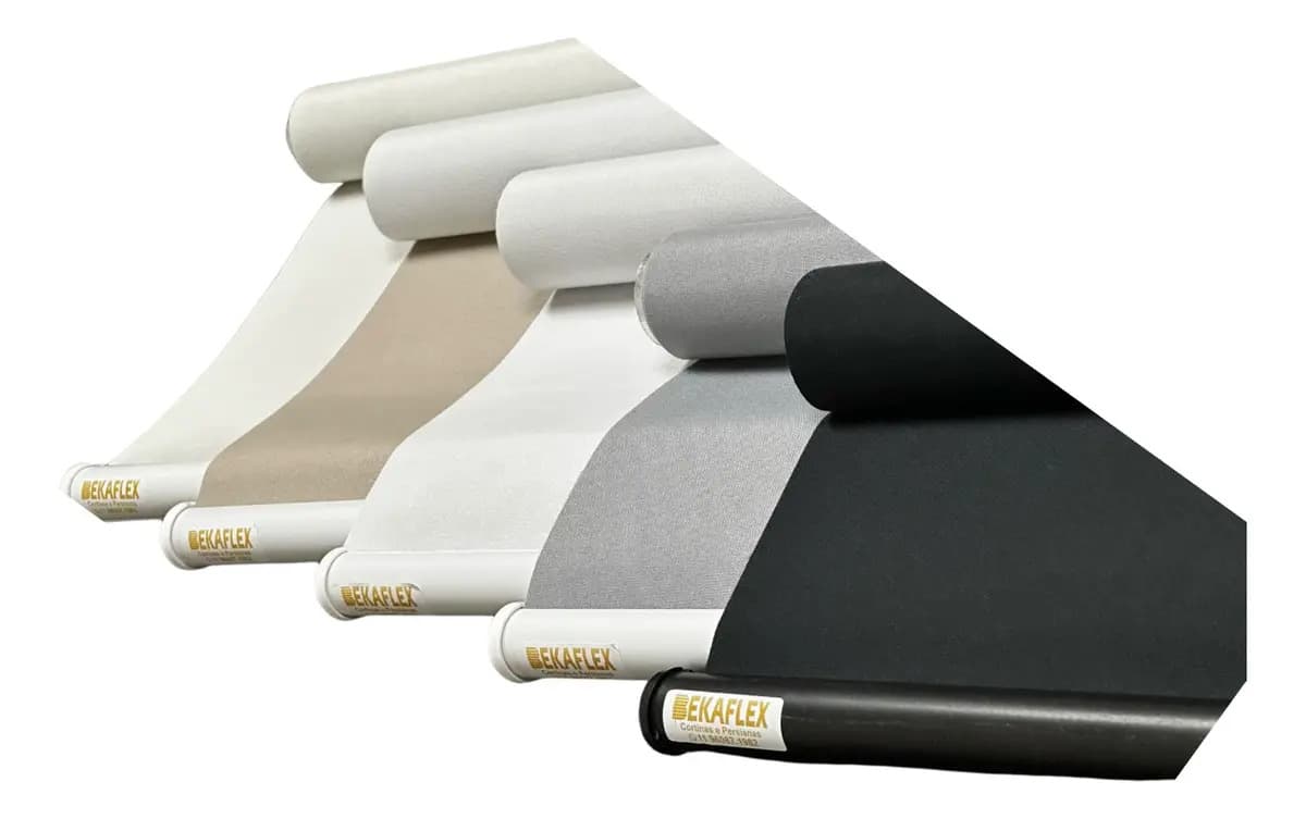 Cortina Rolo Blackout 0% Quartos/salas 2,00 L X 1,40 A Cor Cinza — imagem 2