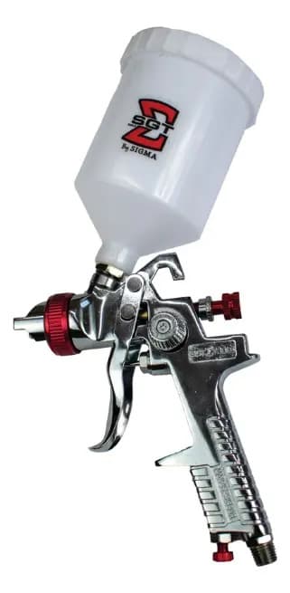 Pistola De Pintura Pneumática Bico 1.3 600ml Sgt3011b