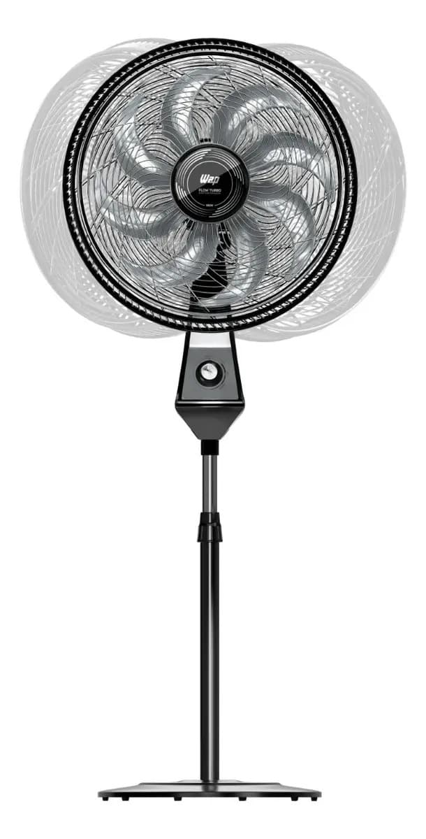 Wap Ventiladores Flow Turbo Coluna De pé - 50 cm - 60 - Preto Cinza - Plástico - 8 — imagem 4