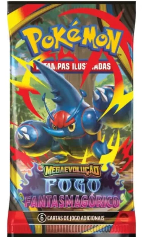 Blister Quádruplo Pokémon Fogo Fantasmagórico Me02 Weavile ou Sneasel — imagem 5