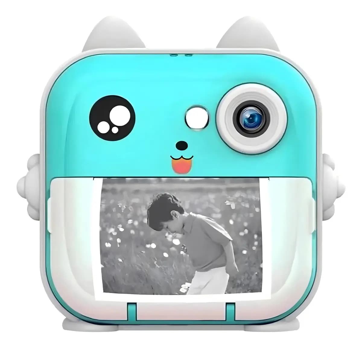 Câmera Infantil Instantânea Filmadora Full Hd Divertida Jogo Cor Azul — imagem 3
