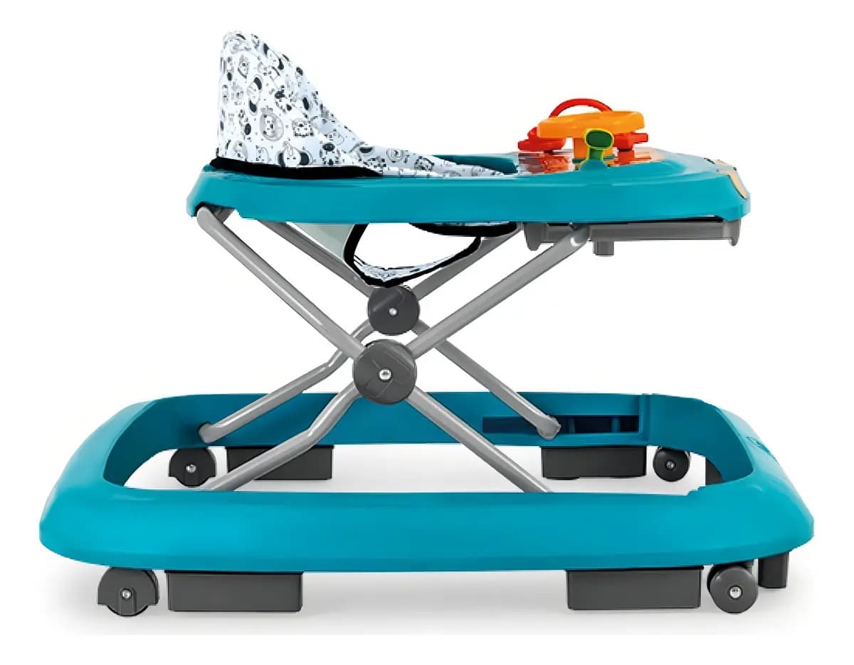 Andador Safari II Infantil Primeiros Passos Tutti Baby Azul — imagem 2