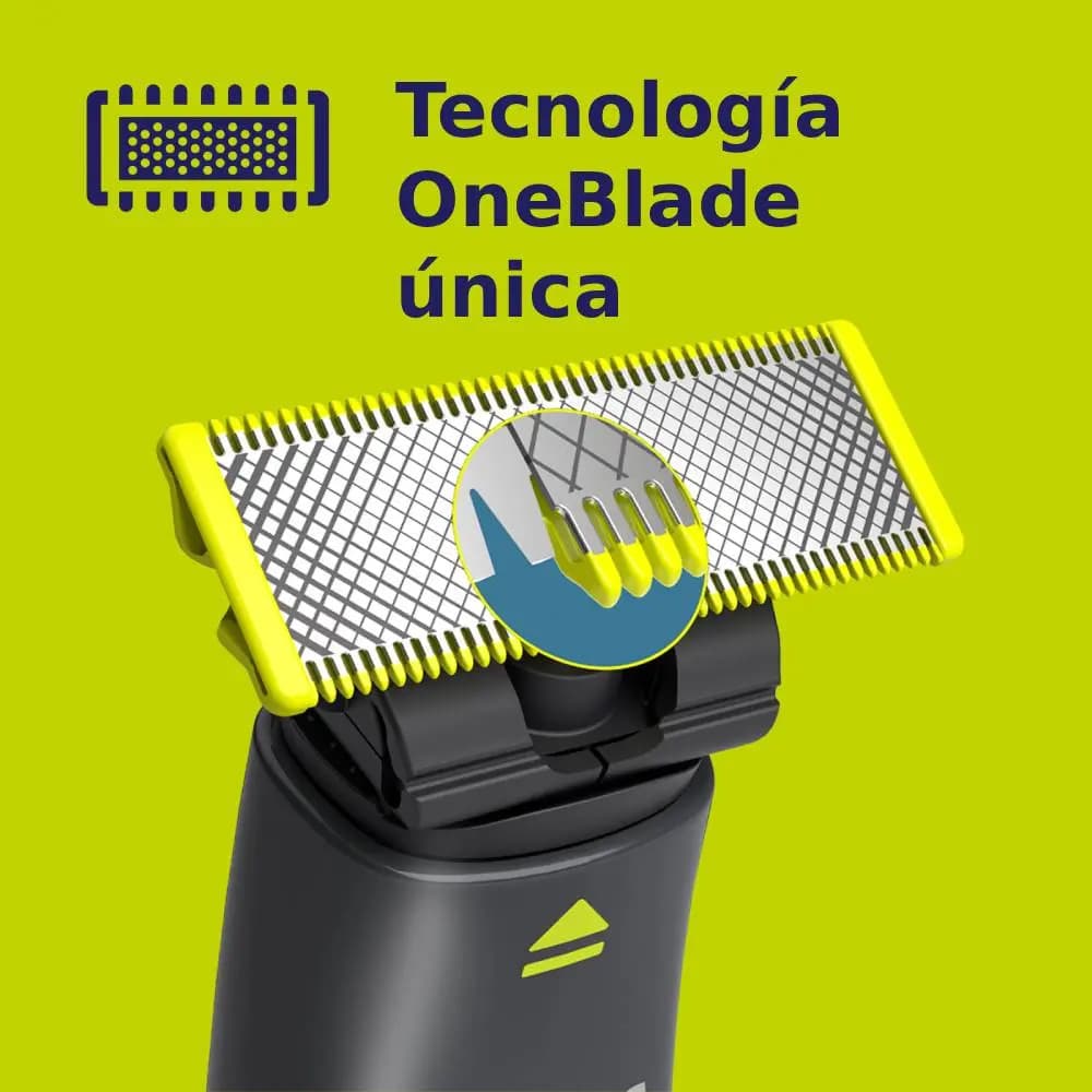 Philips Oneblade Qp1425/10 com pente aparador 5 em 1 — imagem 2