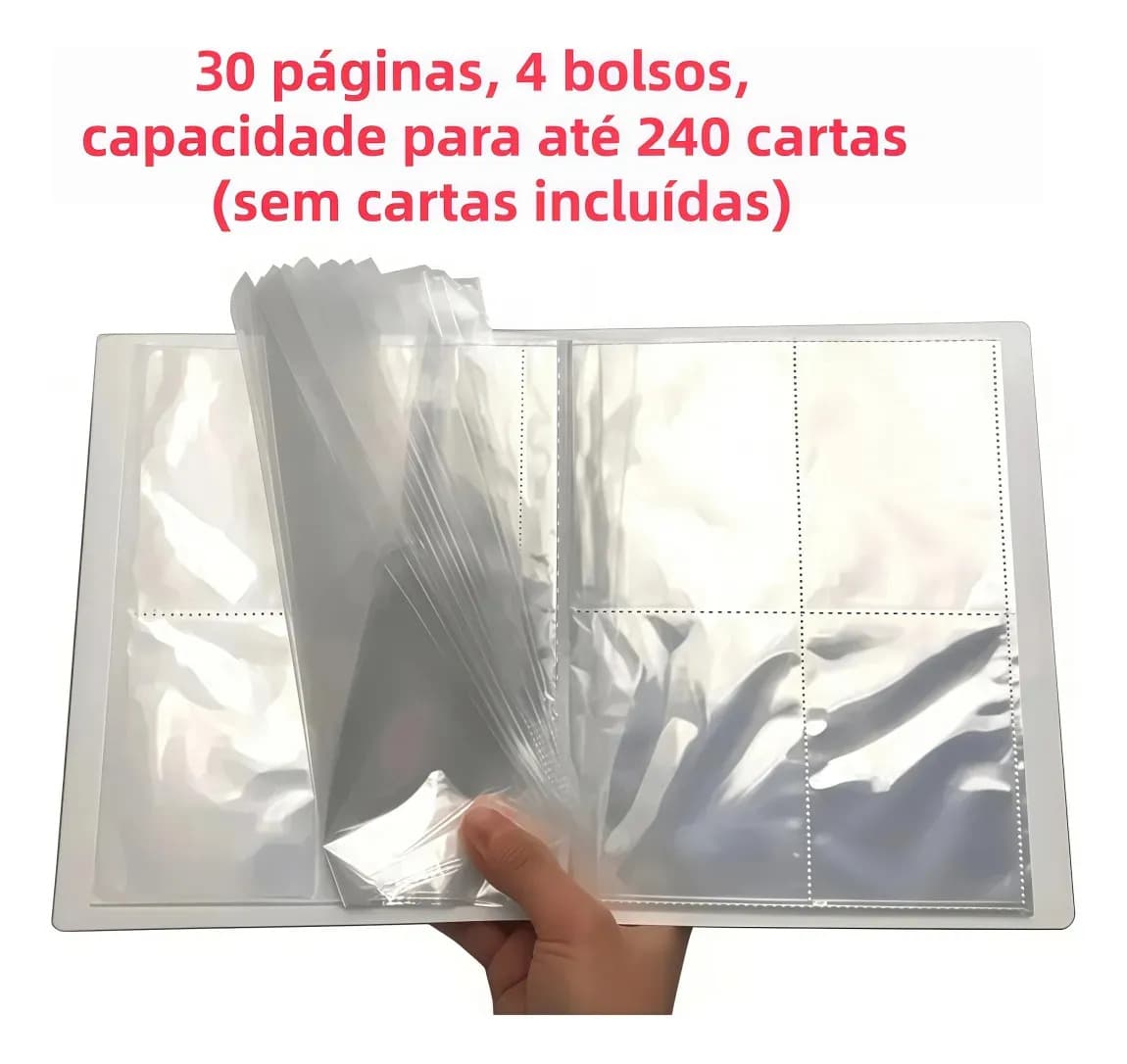 Álbum Pokémon 240 Cartas PVC Impermeável Ideal Para Crianças Tcg E Presentes — imagem 5