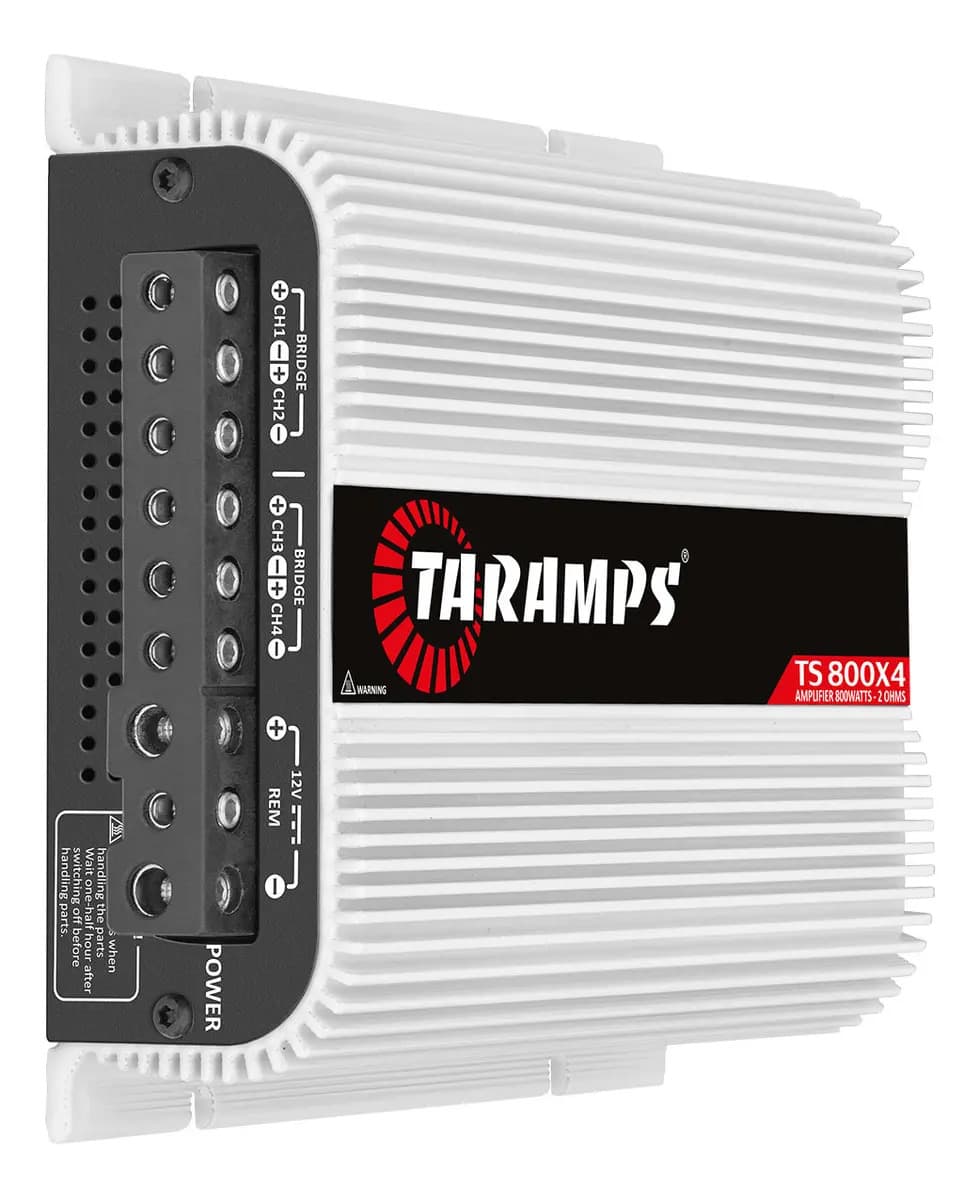 Amplificador Taramps TS 800x4 800W 4 Canais para Som Automotivo — imagem 3