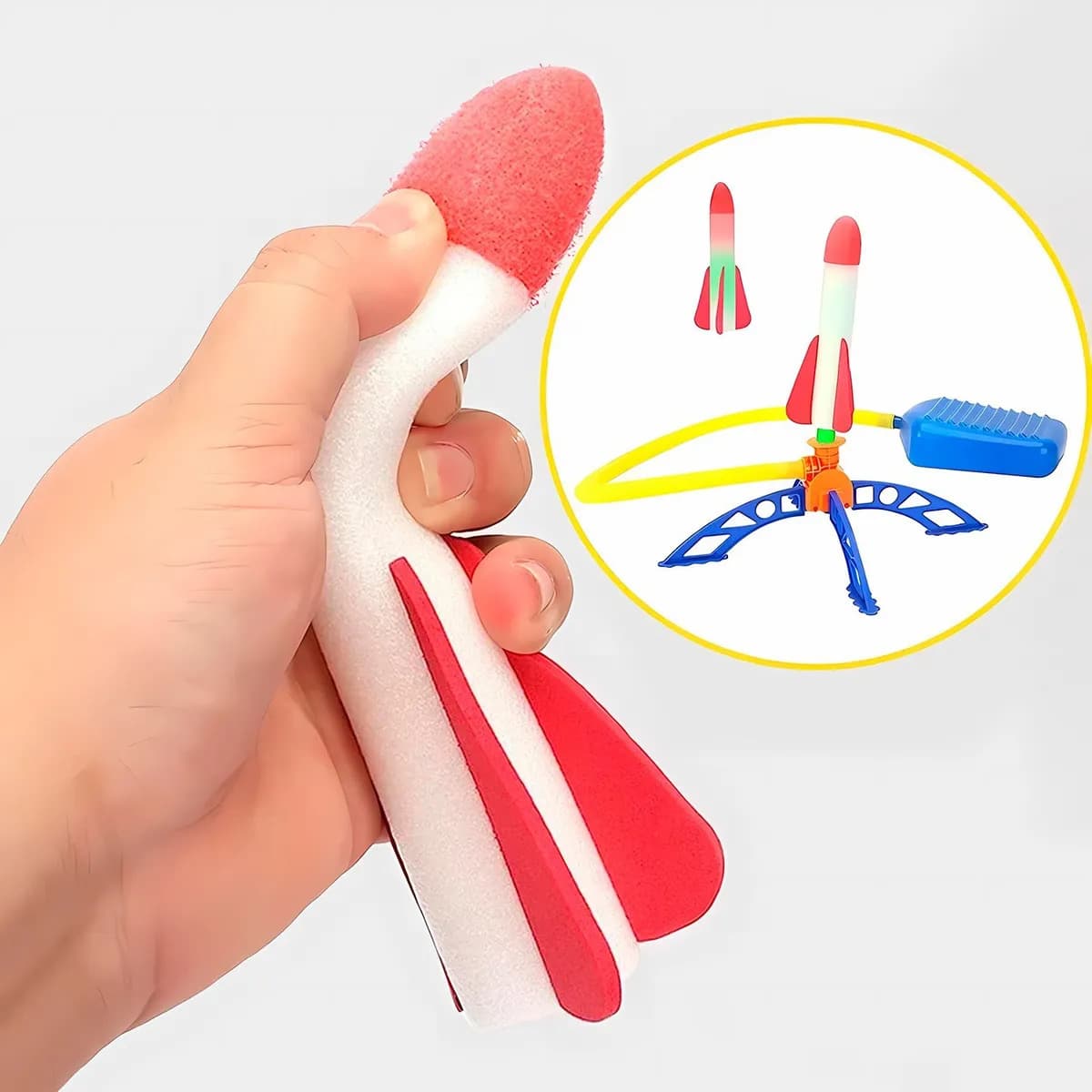 Brinquedo Lançador Radical Foguete Espacial Infantil Luzes — imagem 6