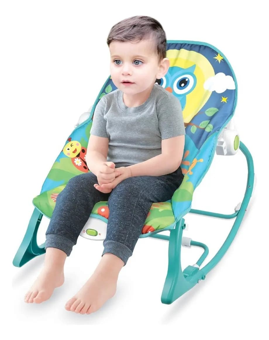 Cadeira de Descanso e Balanço Funtime 18kgs Coruja Maxi Baby — imagem 4