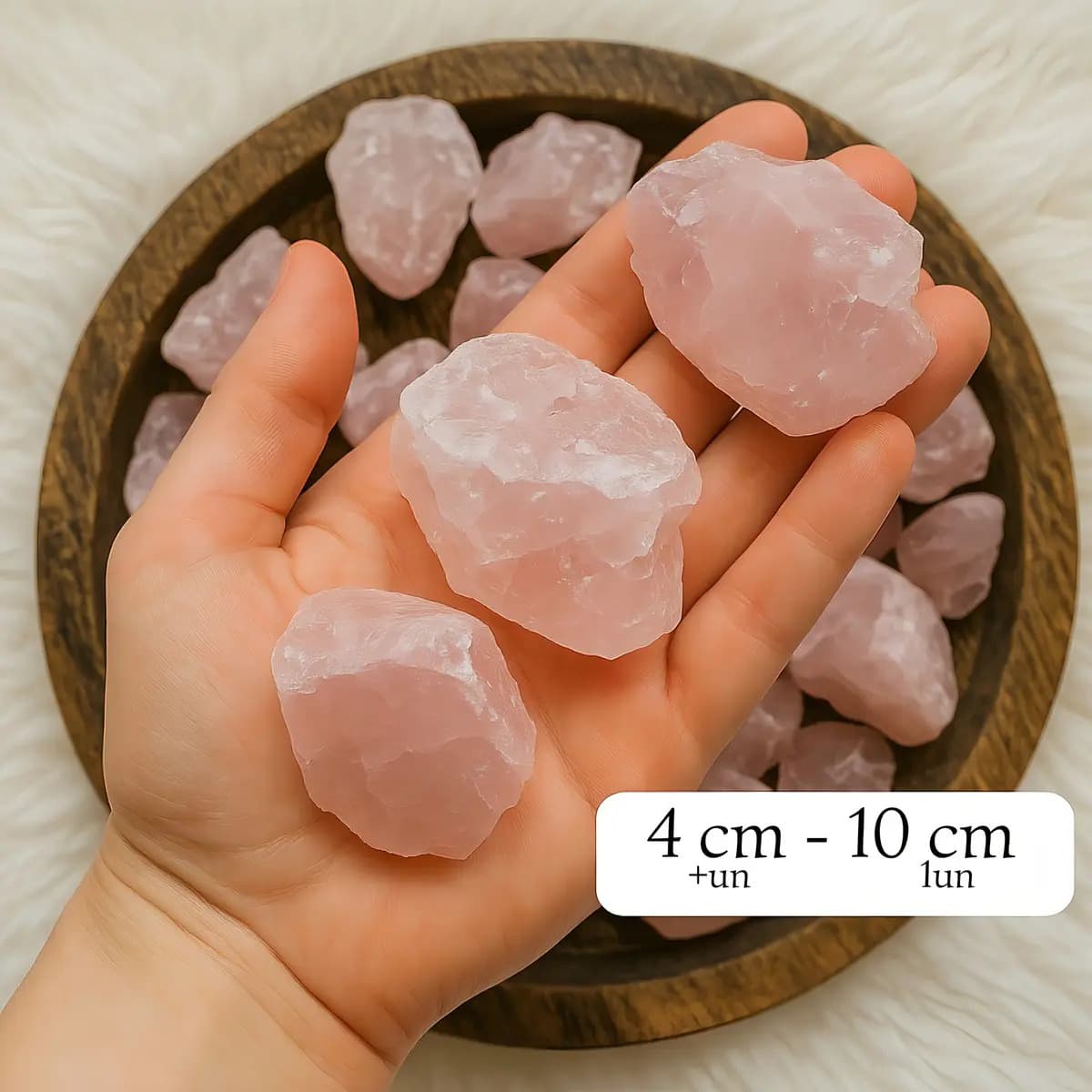Quartzo Rosa Bruto Natural 100g Pedra Semipreciosa Brasil 7-10cm — imagem 2
