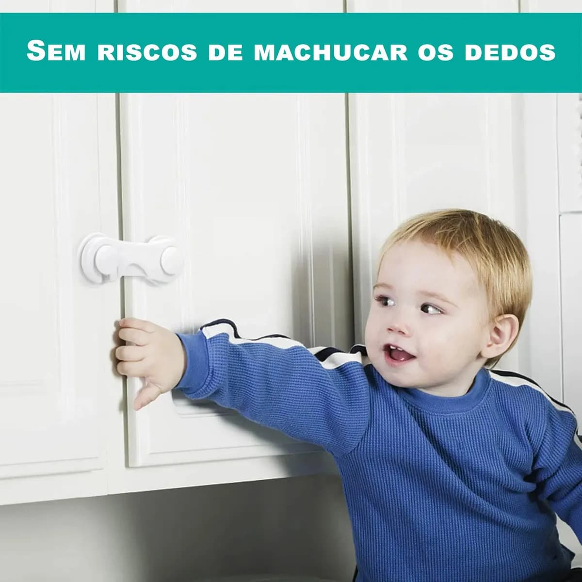 Vittak 10 Trava Gaveta Armário Segurança Protetor Proteção Bebe Kit — imagem 4