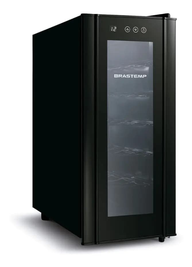 Adega De Vinhos Brastemp Para 12 Garrafas Com Painel Touch BZC12BE Preto — imagem 2