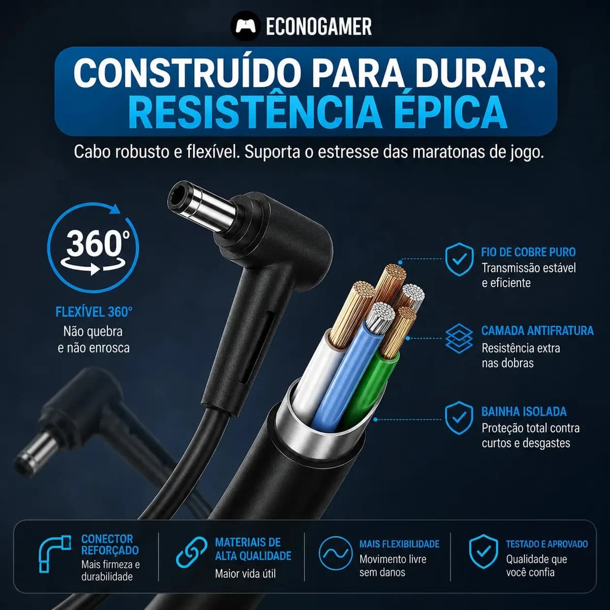 Fonte Carregador Notebook Compatível com Lenovo Ideapad S145 15api 81v70004br 330 81fe0002br Adlx65 Id S145 81v70008br 65w 320 80yh001br Bivolt Ipa-1450 3-15alc — imagem 3