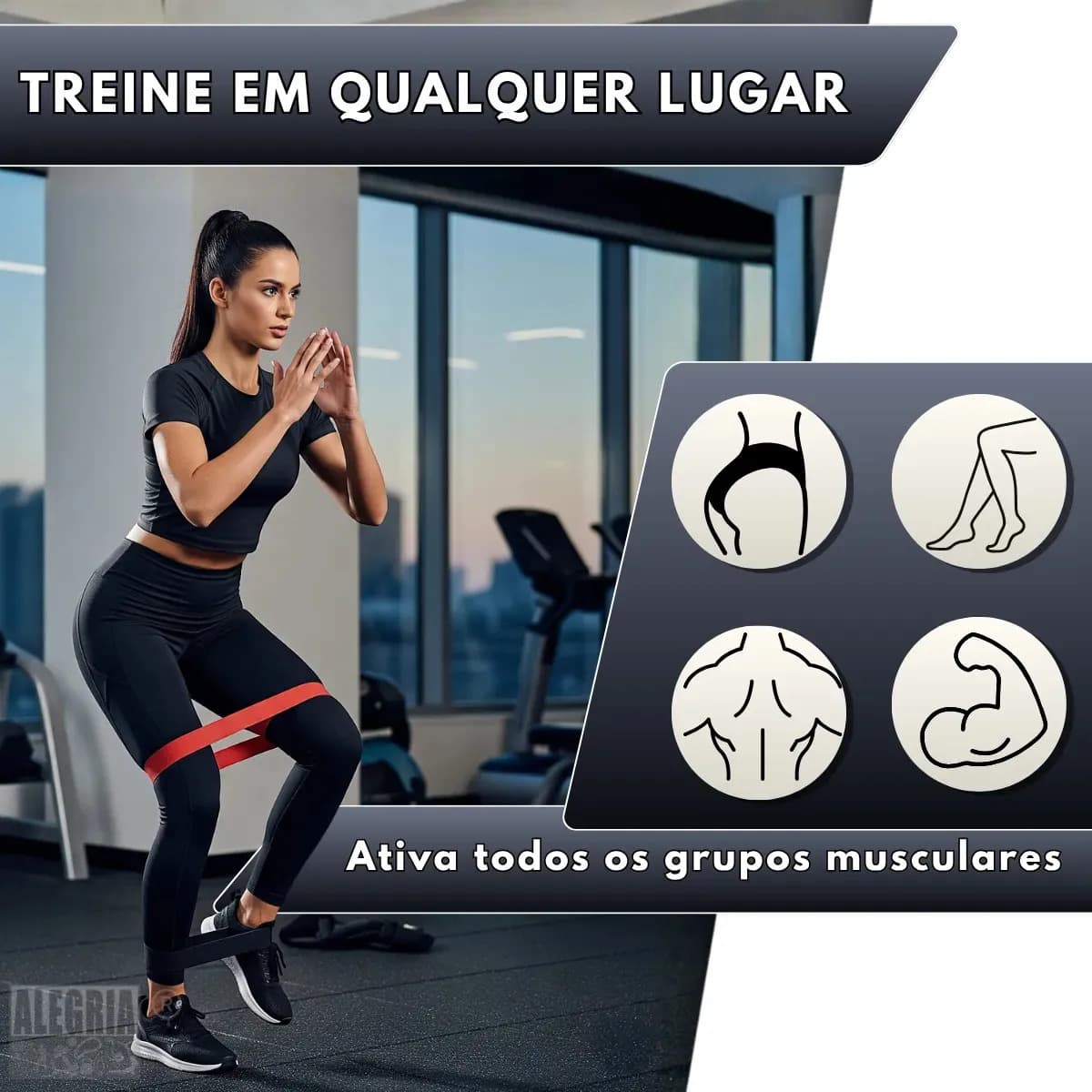 Kit 5 Faixa Elástica Super Mini Band Extensor Elástico Para Treino Resistência Funcional Academia Ginástica Yoga Esporte Banda Extra Forte De Treinamento Pilate — imagem 5