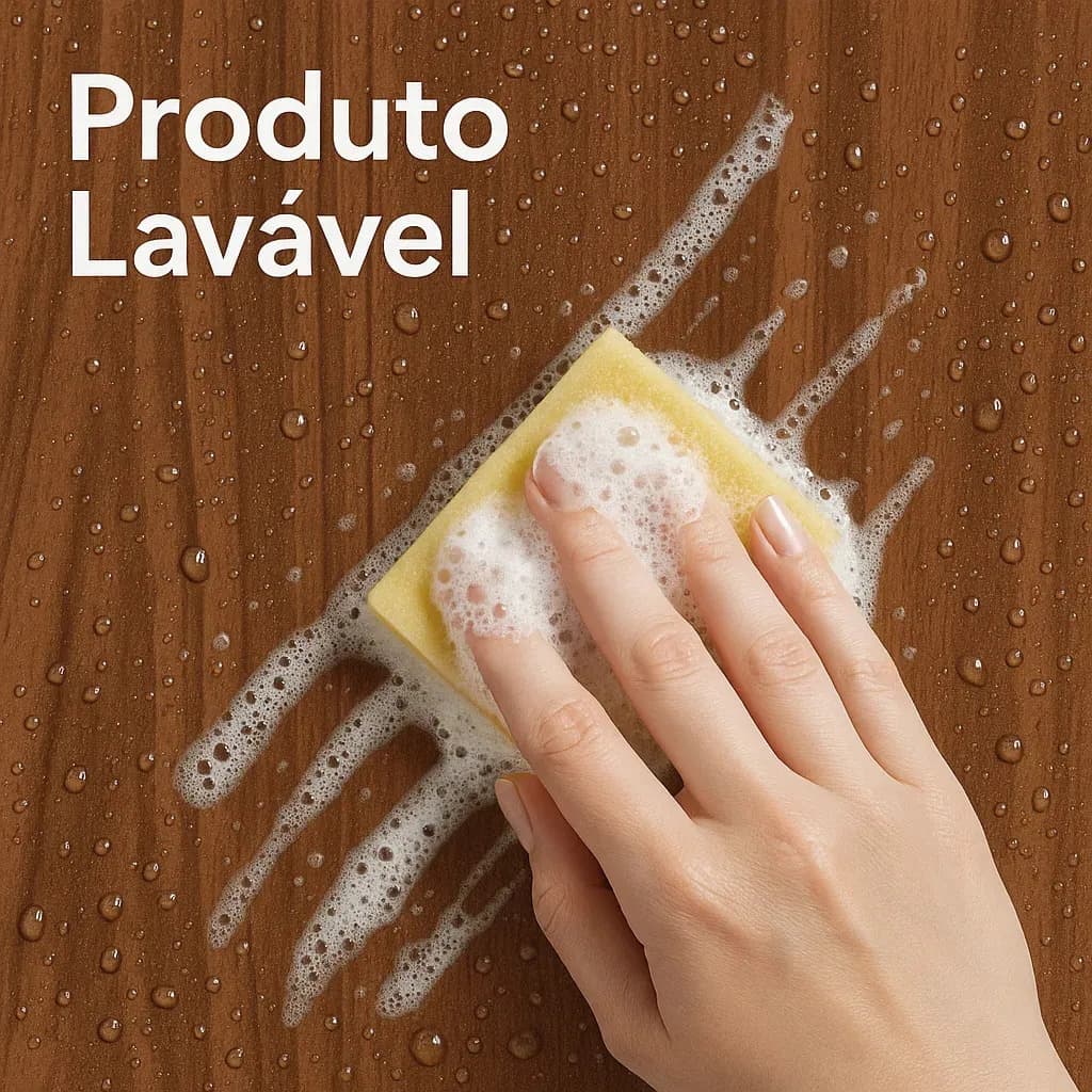 Papel De Parede Adesivo Madeira Jacarandá Autocolante Lavável Vinil Acetinado Envelopar Móveis e paredes rolo 10 Metros X 45cm — imagem 5