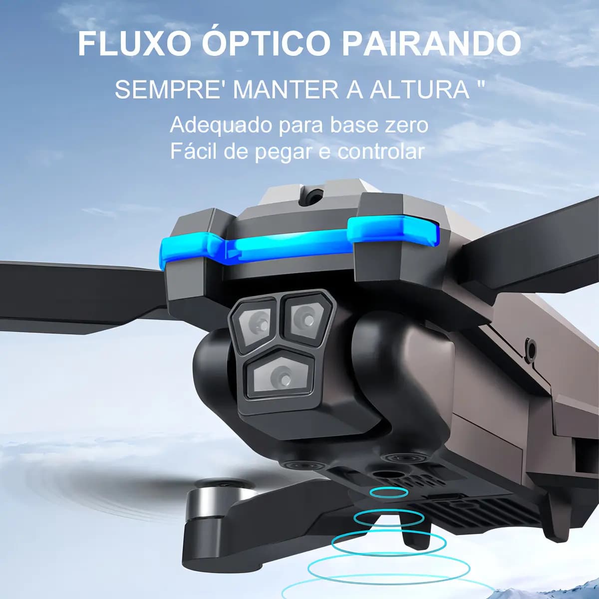 Mini Drone Genai S8S Com Câmera 1080P 2 Baterias Controle Remoto — imagem 2