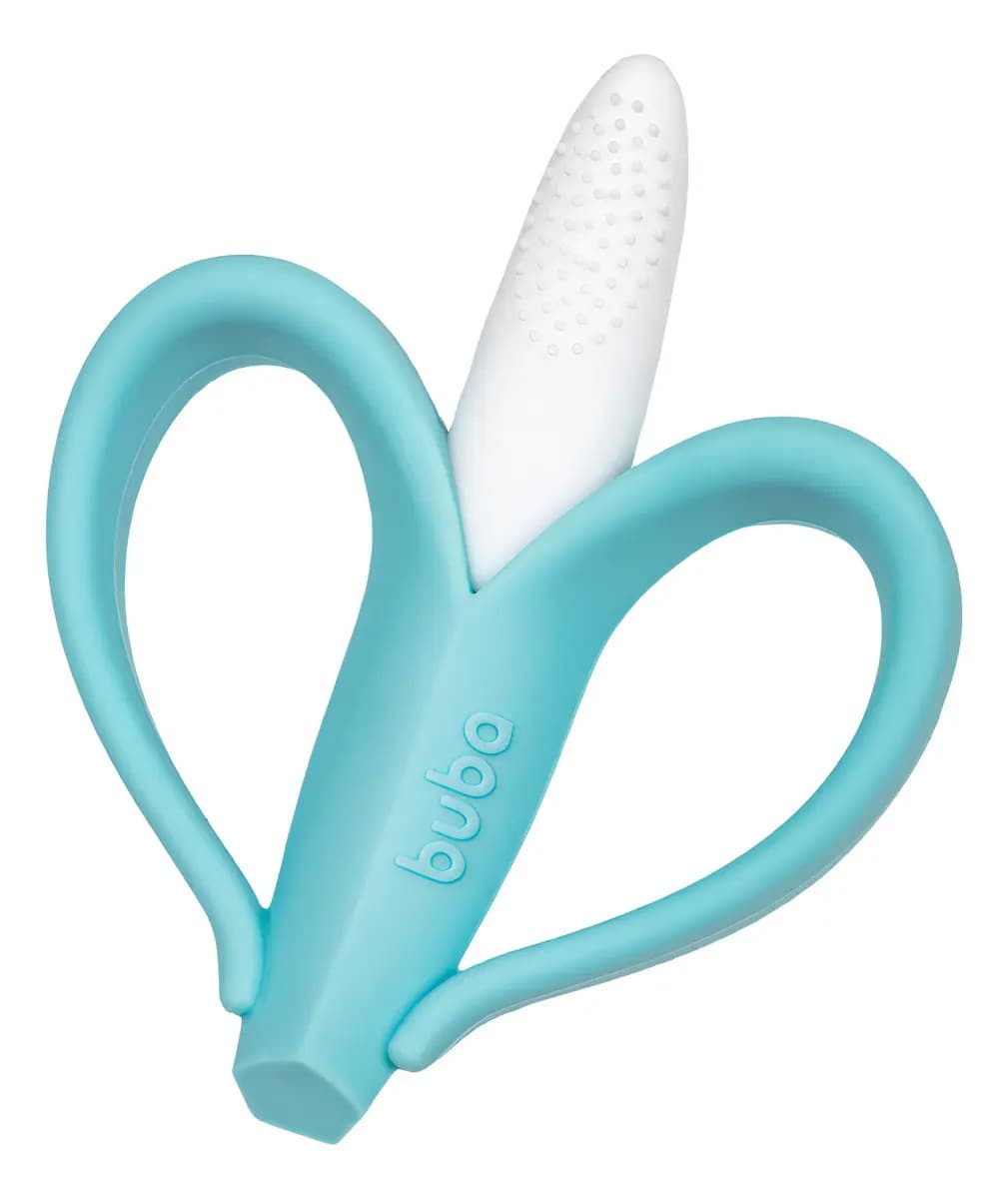 Massageador De Gengiva Banana Azul Buba — imagem 3