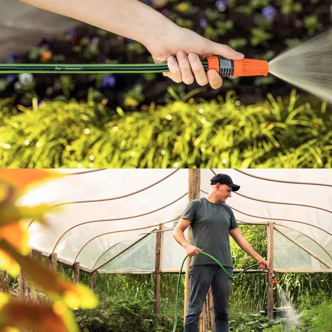 Mangueira Jardim 30m Tramontina Kit Esguicho E Suporte 1/2 Cor Verde/Preto — imagem 3