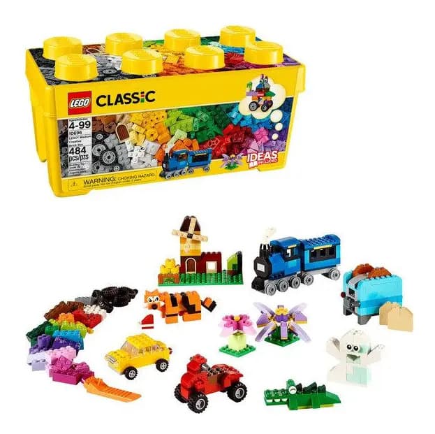LEGO Classic - Caixa Média de Peças Criativas - 484 Peças - 10696