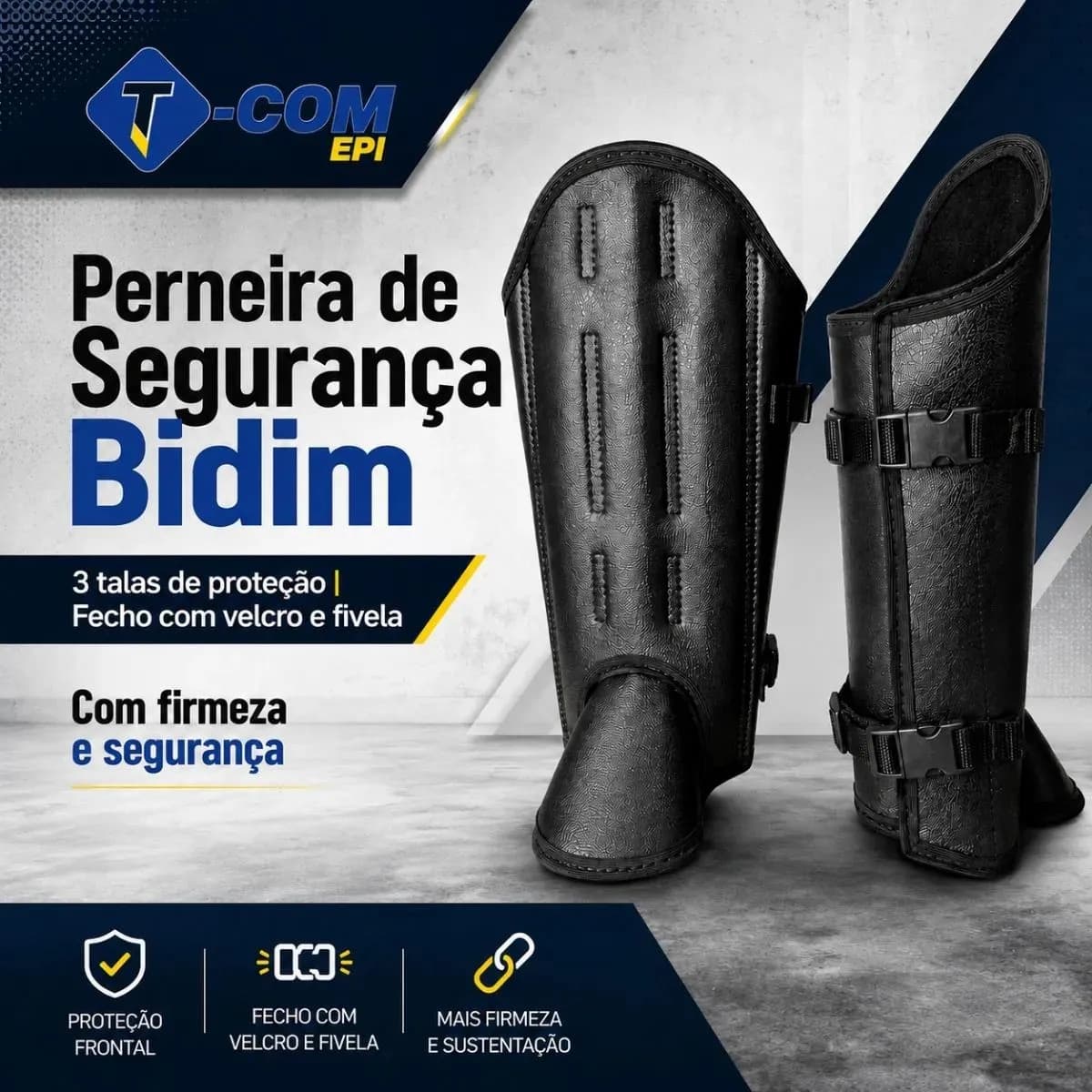 Perneira Segurança Bidim 3 Talas Picada Cobra Com Velcro — imagem 3