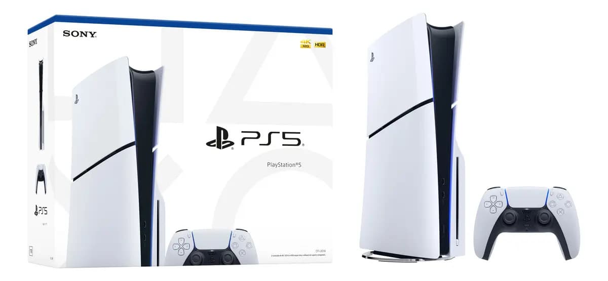 Console Sony Playstation 5 Edição Slim Disk 1tb Branco — imagem 2