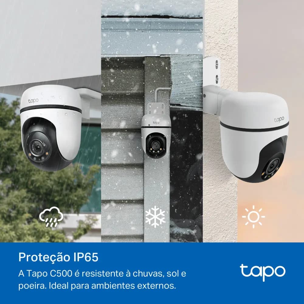 TP-Link Tapo C500 Câmera de Segurança Wifi 1080P 360° Colorida IP65 — imagem 4