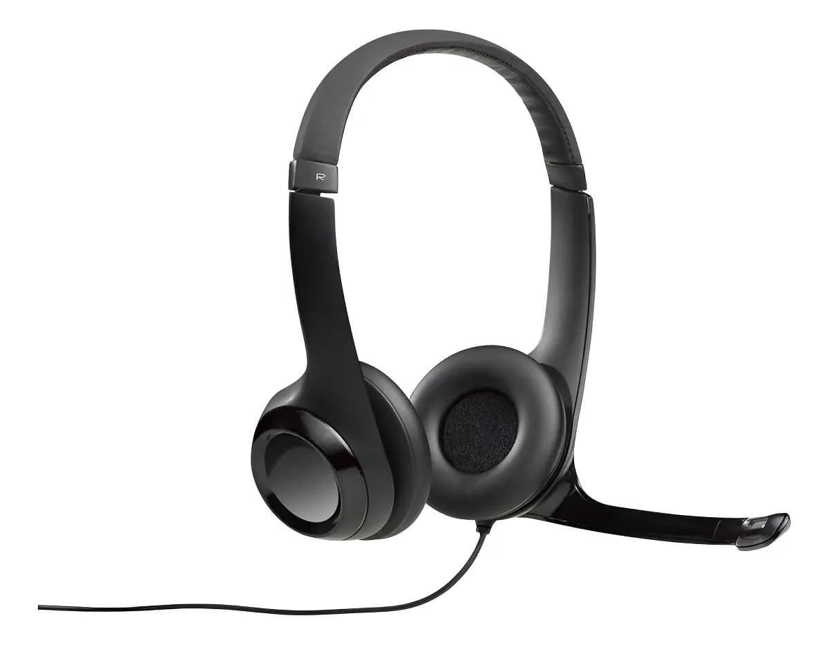 Headset Logitech H390 USB-A com Microfone e Controle de Volume