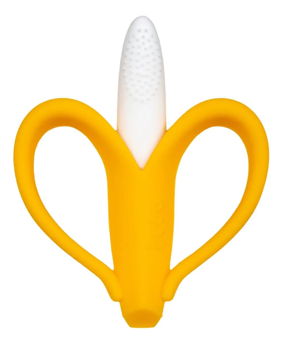 Massageador Mordedor De Gengiva Banana Bebê Buba Cor Amarelo — imagem 4