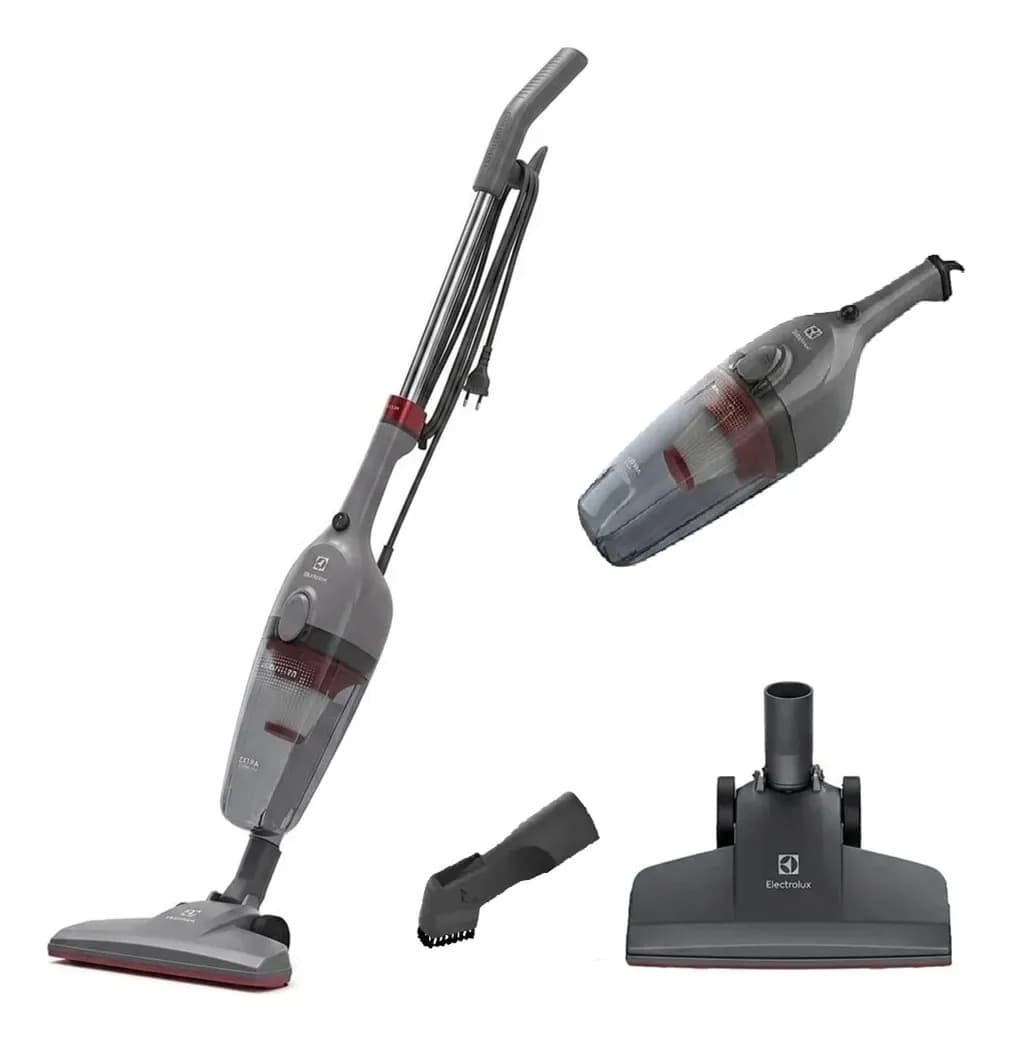 Aspirador de Pó Vertical Electrolux 1450W STK15 com Fio Portátil de Mão 2 em 1 e 1,6 Litros de capacidade com Filtro Hepa Cinza-escuro — imagem 2