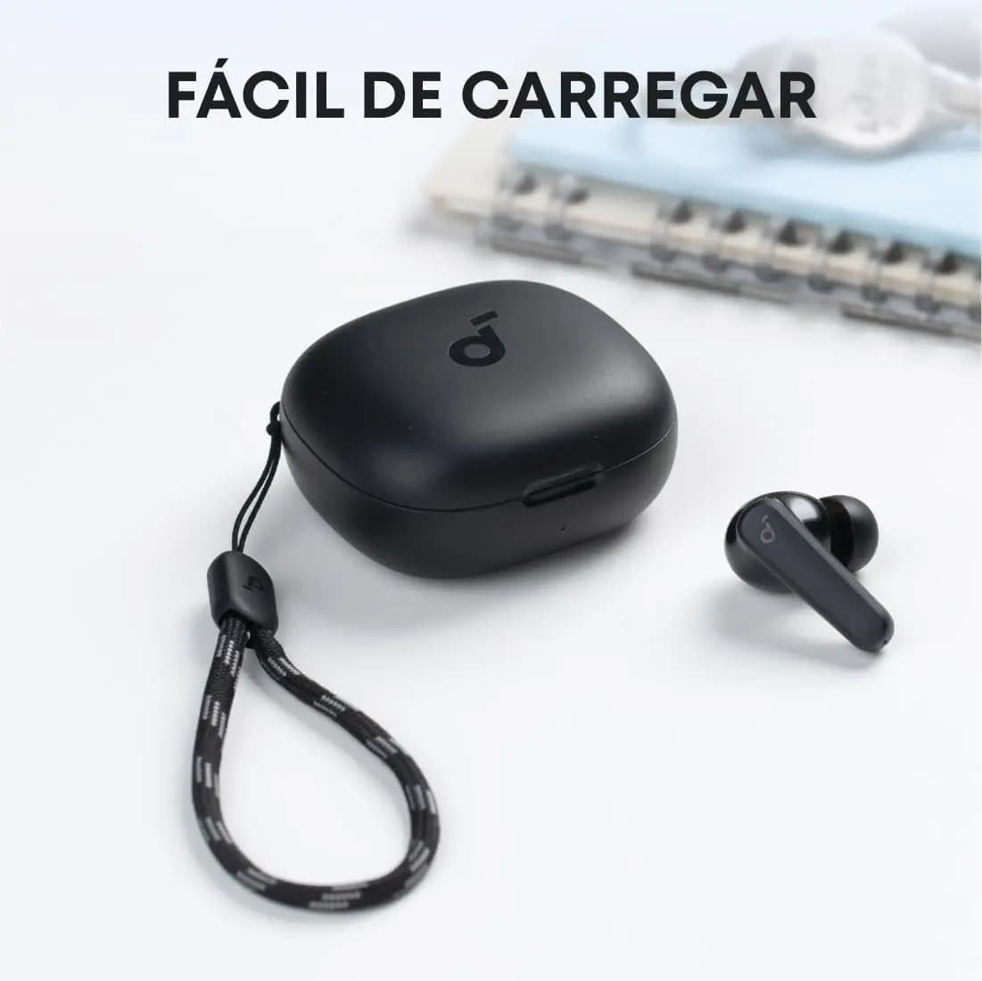 Fone De Ouvido Soundcore by Anker P20i Graves Poderosos e Impactantes Bluetooth 5.3 30H de Reprodução Resistência à Água 2 Mics IA para Chamadas Claras Personal — imagem 5
