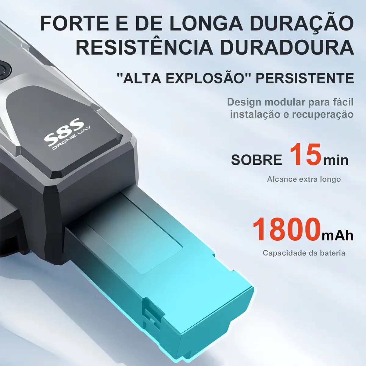 Mini Drone Genai S8S Com Câmera 1080P 2 Baterias Controle Remoto — imagem 3