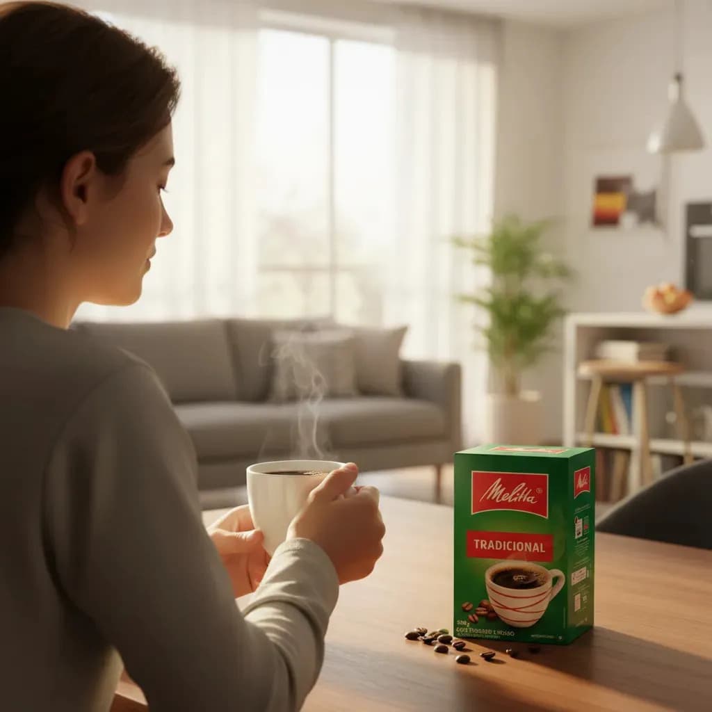 Café Moído Melitta Tradicional 500g Importado Do Brasil — imagem 2