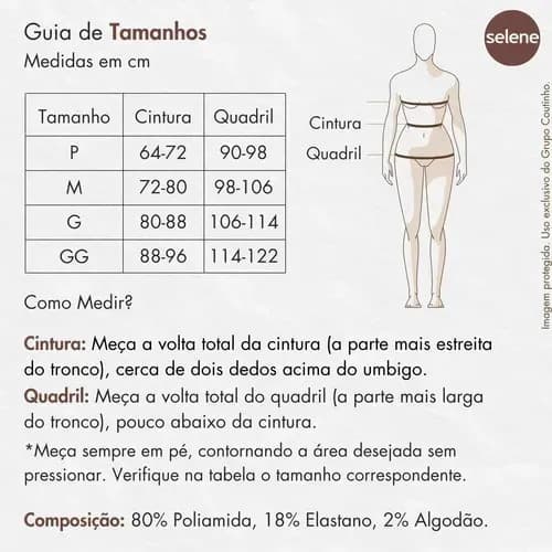 Short Alto Redutor Sem Costura Com Silicone No Cós Selene 20110 Cor Chocolate Tamanho G — imagem 5