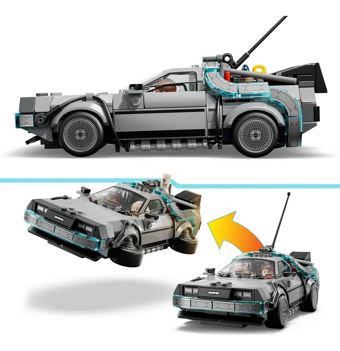 Lego 77256 Máquina Do Tempo De Volta Para O Futuro 357 Pcs — imagem 5