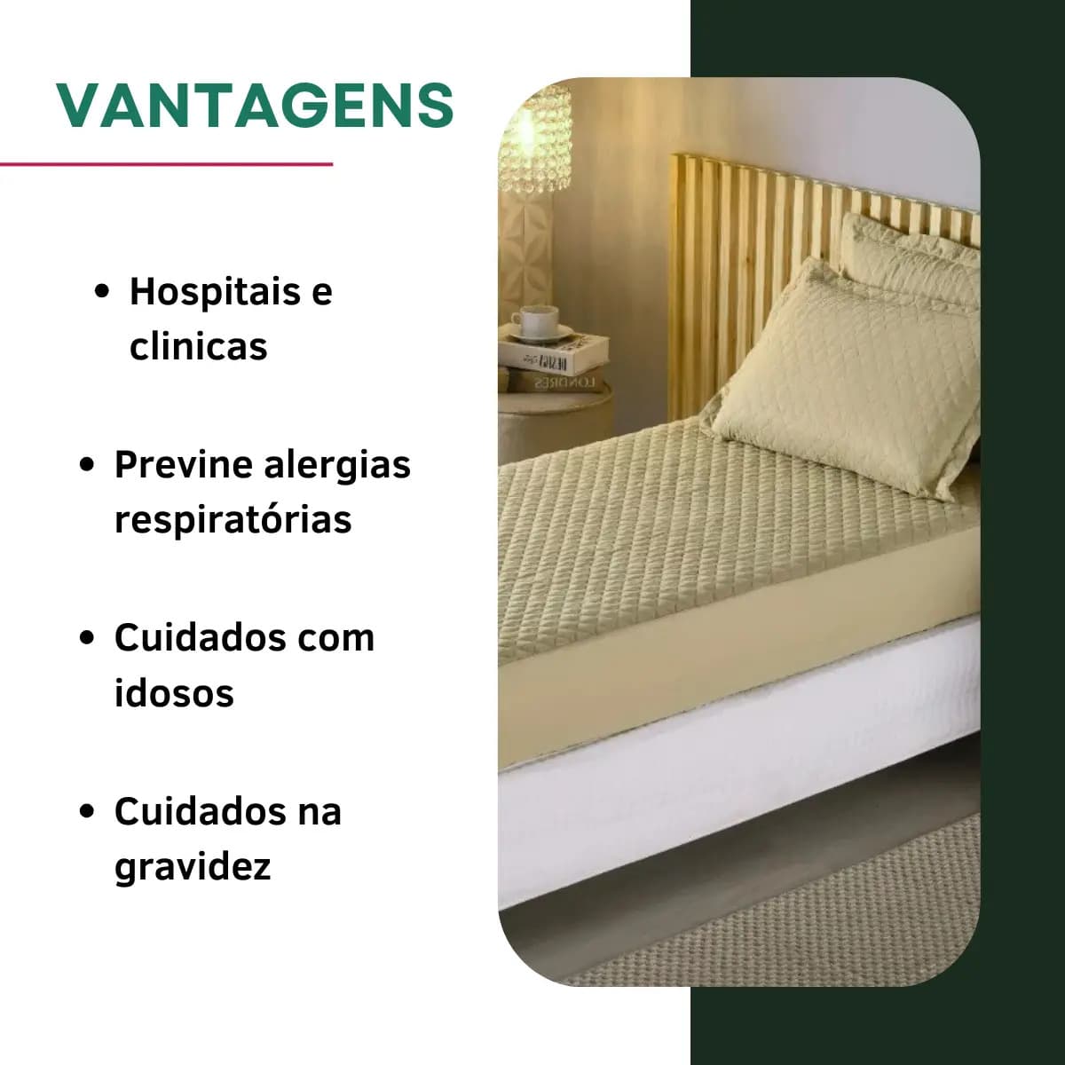Protetor De Colchão Impermeável Matelado Solteiro Antialérgico Antiácaro Toque Macio E Suave Premium Caqui — imagem 3