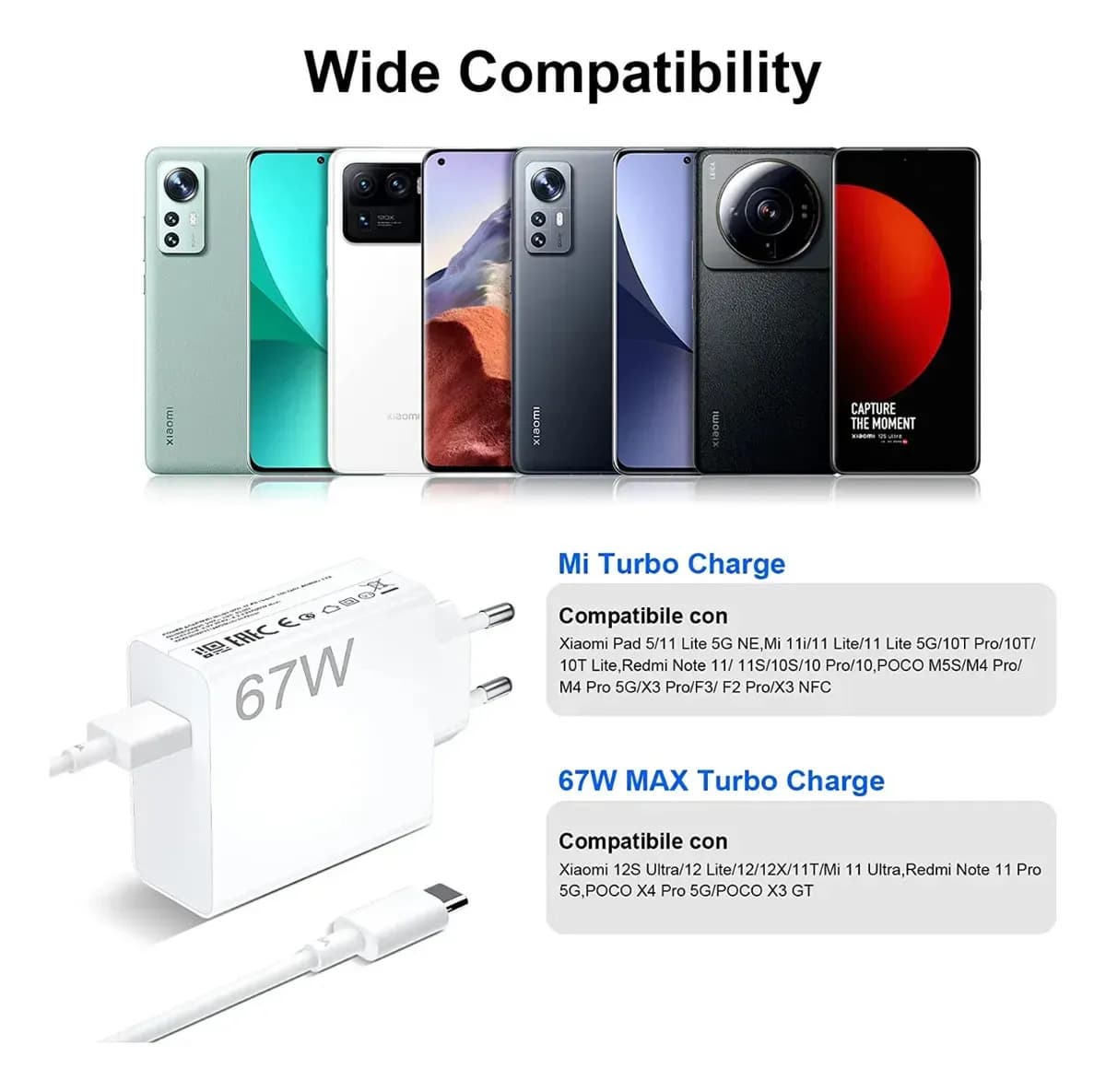 Carregador Turbo 67w Usb-c + Cabo Tipo C Branco — imagem 3