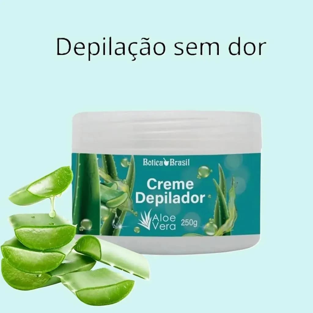 Botica Brasil creme depilatório sem dor 15 minutos corporal 240g — imagem 5
