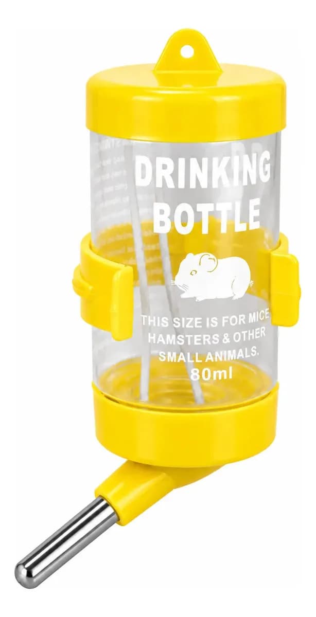 Bebedouro Hamster 80ml Bico Alumínio Automático Roedores Colorido — imagem 6