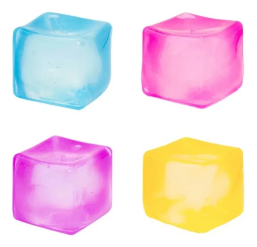Brinquedo Anti Estresse Needoh Nice Cube Bola Relaxante Azul — imagem 6