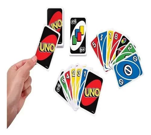 Jogo de Cartas UNO Clássico Colorido Mattel — imagem 4