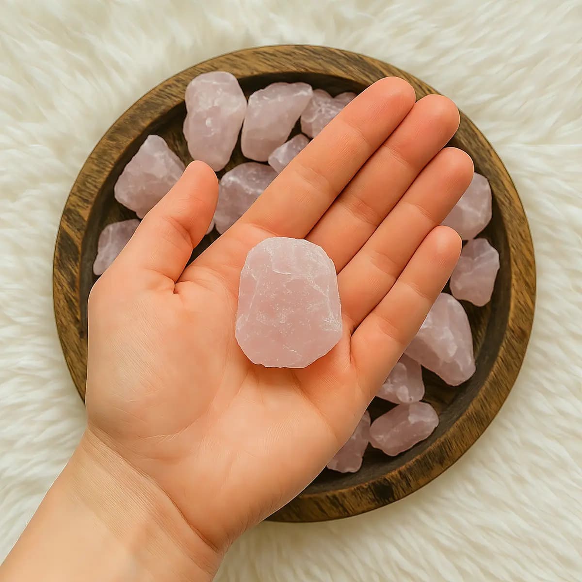 Quartzo Rosa Bruto Natural 100g Pedra Semipreciosa Brasil 7-10cm — imagem 4