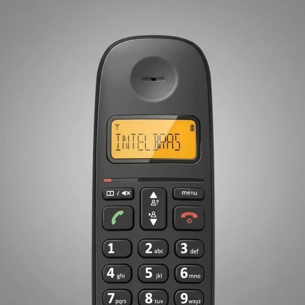 Telefone Sem Fio Intelbras Ts 2510 Preto Preto — imagem 4
