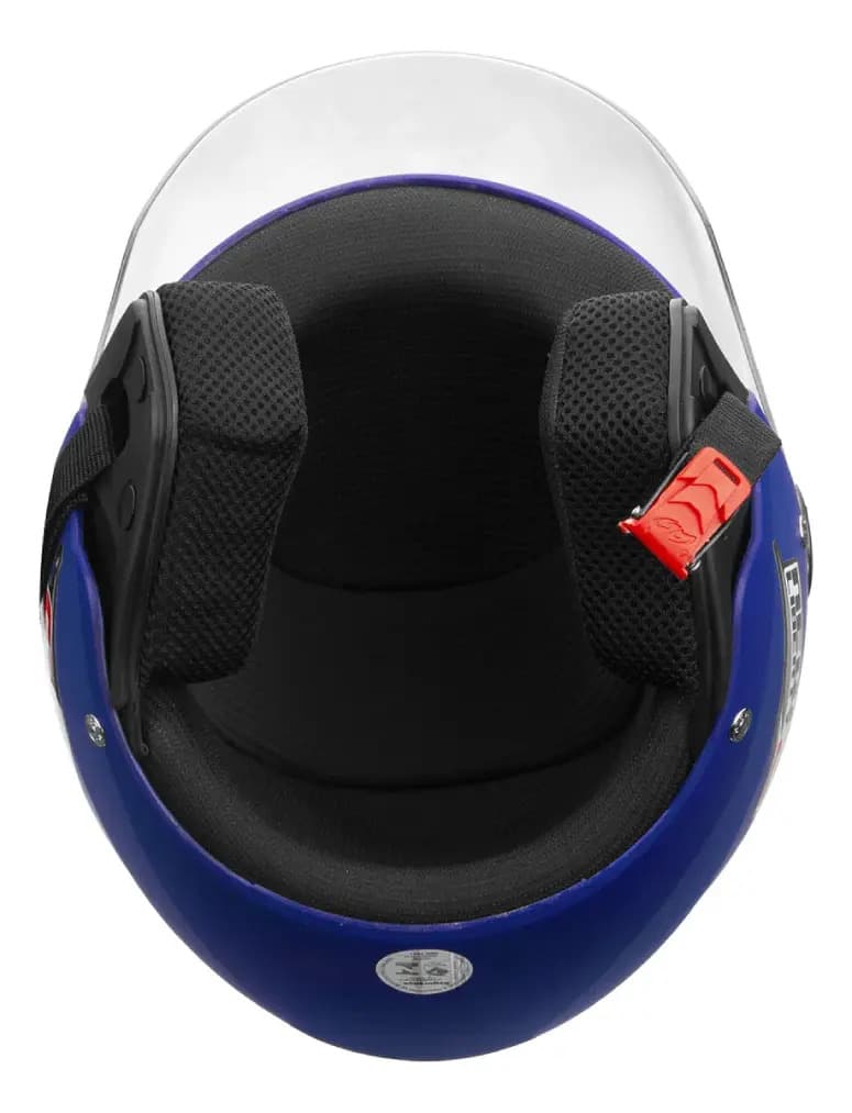 Capacete Moto Aberto Pro Tork New Liberty Three Amarelo Tamanho 56 Desenho Solid Viseira Cristal — imagem 4