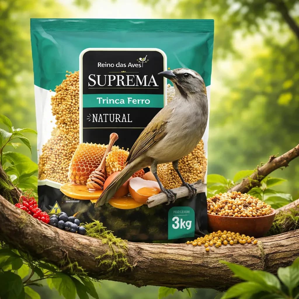 Suprema Trinca Ferro Natural Extrusada 3kg - Reino Das Aves — imagem 5