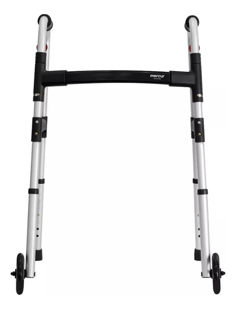 Andador ortopédico Mercur BC1547 ANDADOR COM RODAS prateado — imagem 3