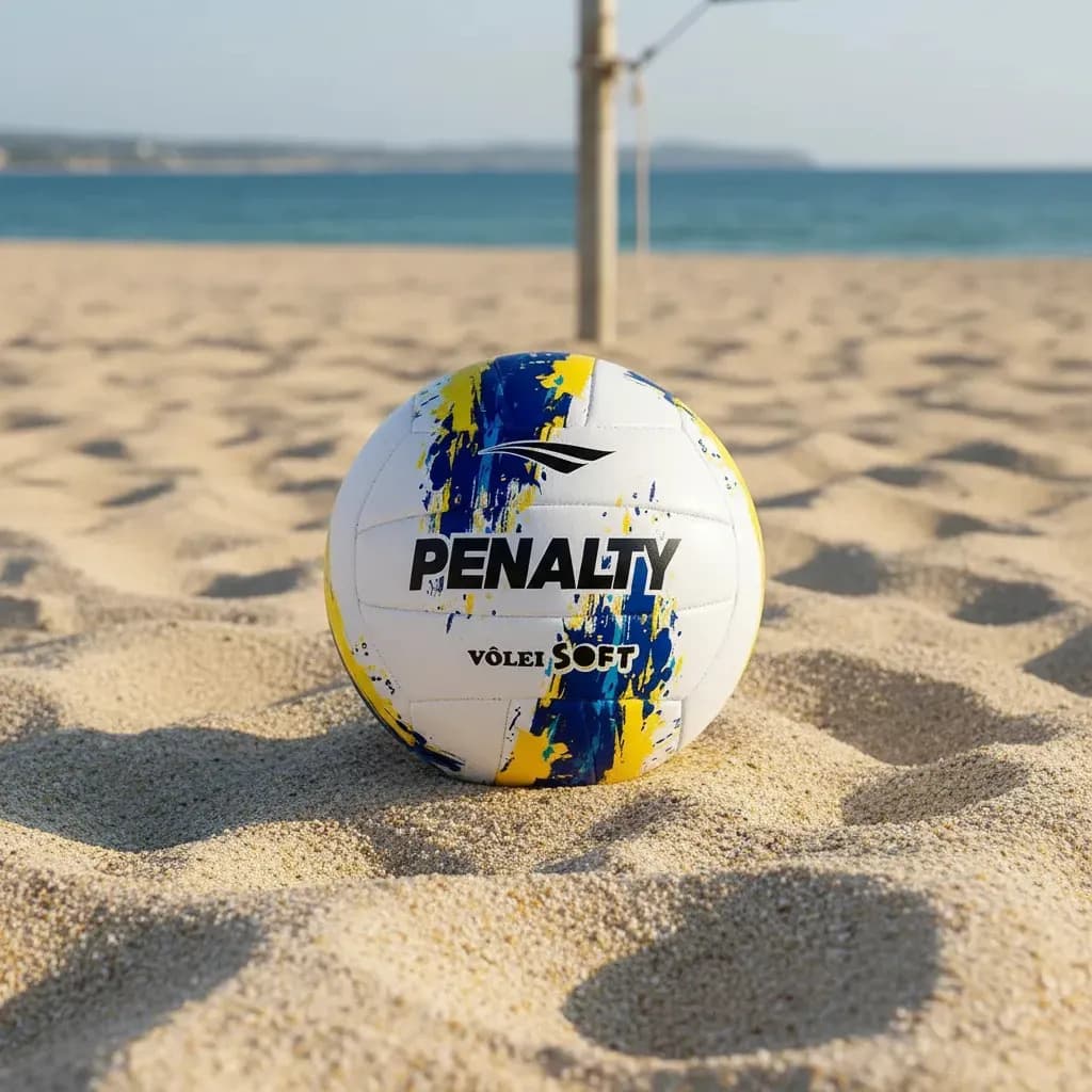 Bola Vôlei Penalty Soft XXIII PU Macia Câmara Airbility Oficial Treino Recreação Quadra Praia Alta Durabilidade Toque Suave — imagem 4