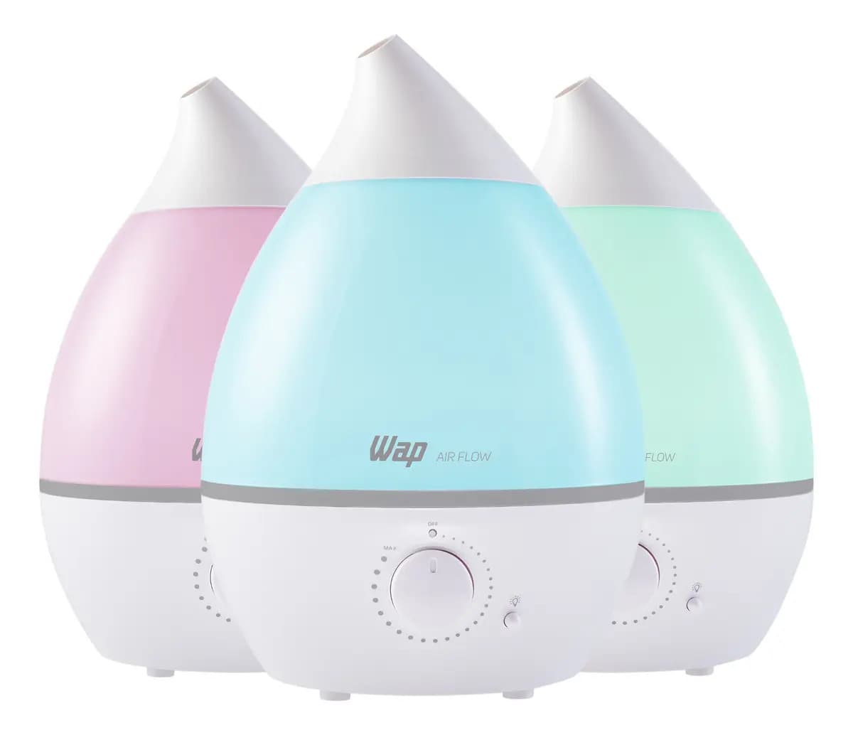 Umidificador Com Luminária e Difusor de Aromas Air Flow Branco e Cinza WAP 127V/220V — imagem 5