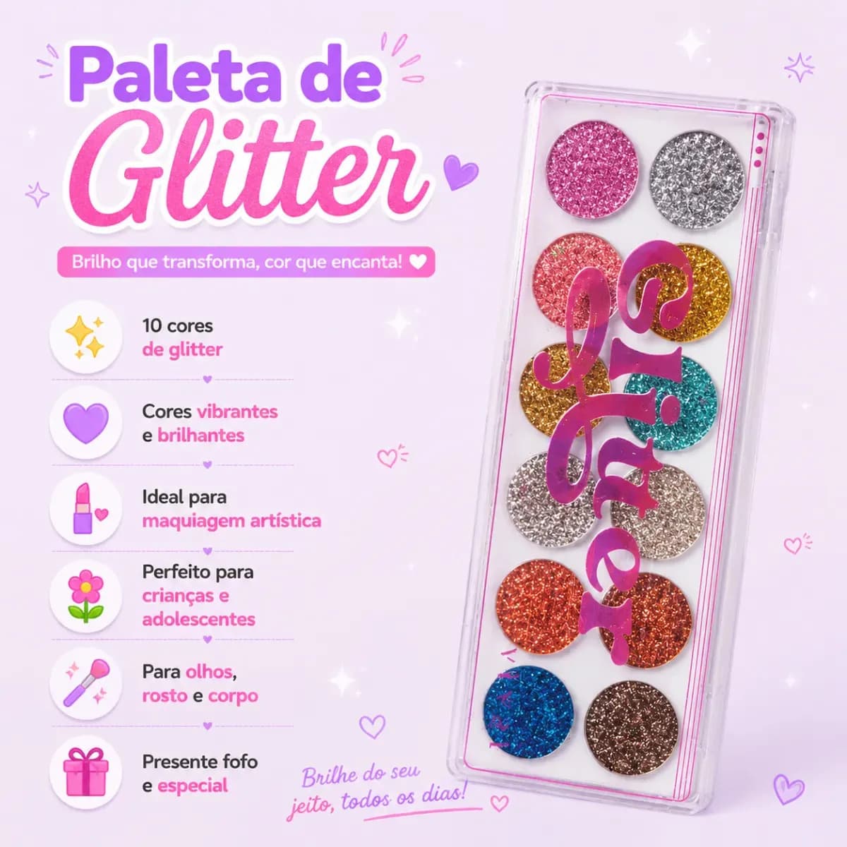 Conjunto De Maquiagem E Skin Care Infantil Blogueirinha — imagem 5